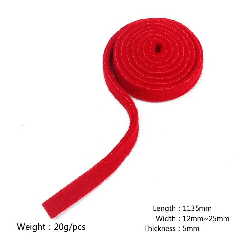 

Red Piano Tuning Felt Wool Strip for Outside Strings Muting Dual Octave Control Professional Piano Tuning Accessories