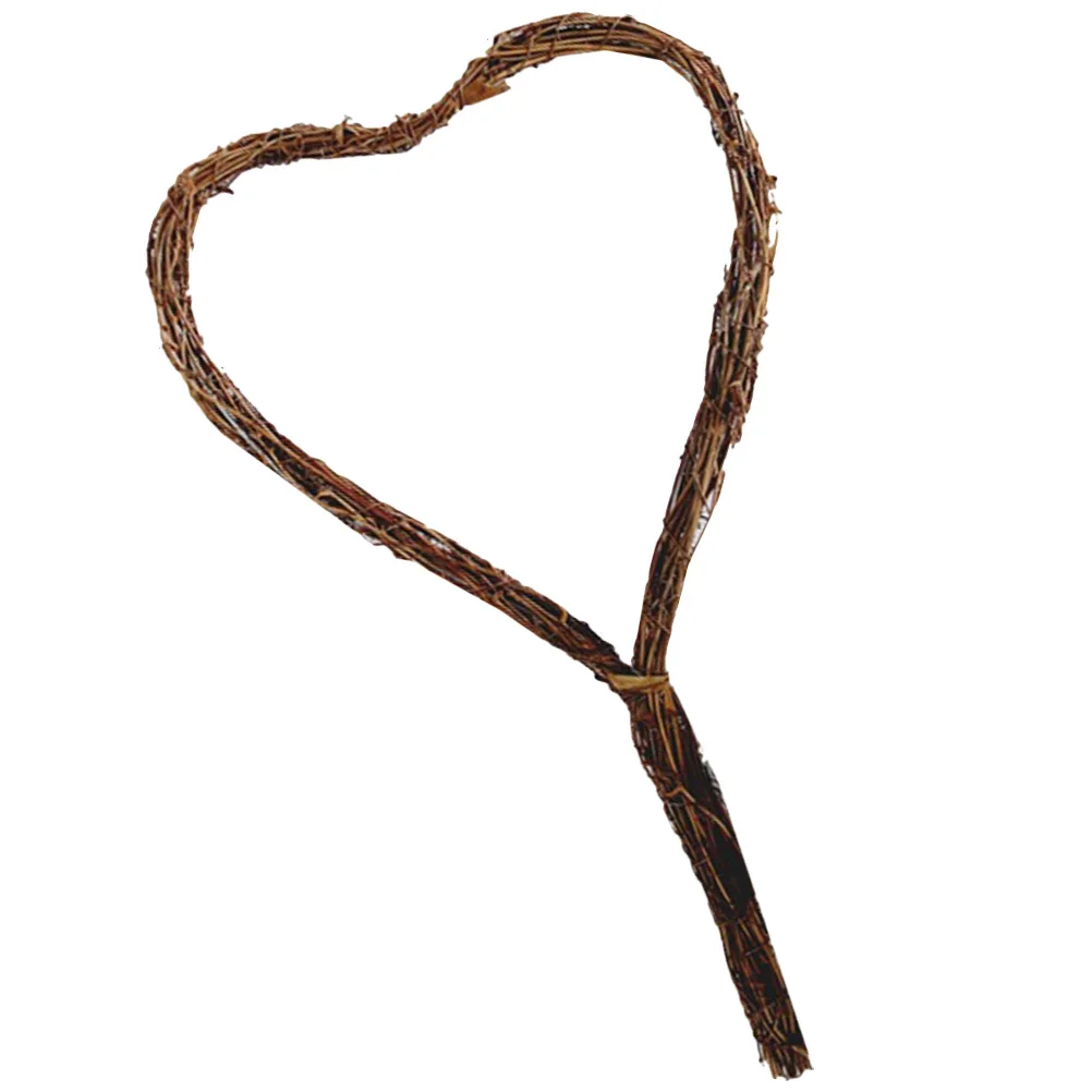 

Rattan DIY Heart Shaped Wreath Rings Handicrafts Wall Hanging Decor Heart Shaped Wreath Rattan DIY Garland Materials,