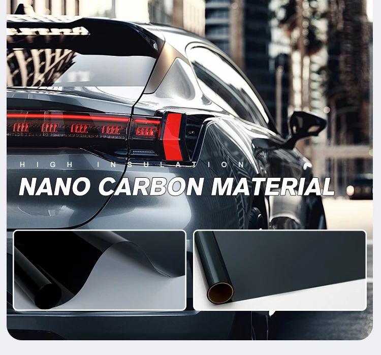 فيلم سيارة VLT 30% فارغ 99% UV مخصص، فيلم نافذة، فيلم عازل
