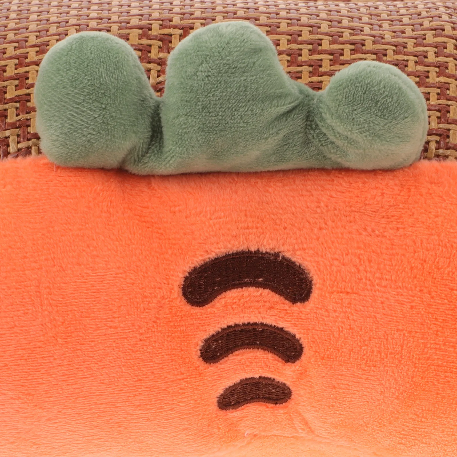 Carrot Inspired Seat Cushion Soft Supportive Chair Cushion for Desk Computer Car Seats Non Slip Easy Clean Office Seat Pad