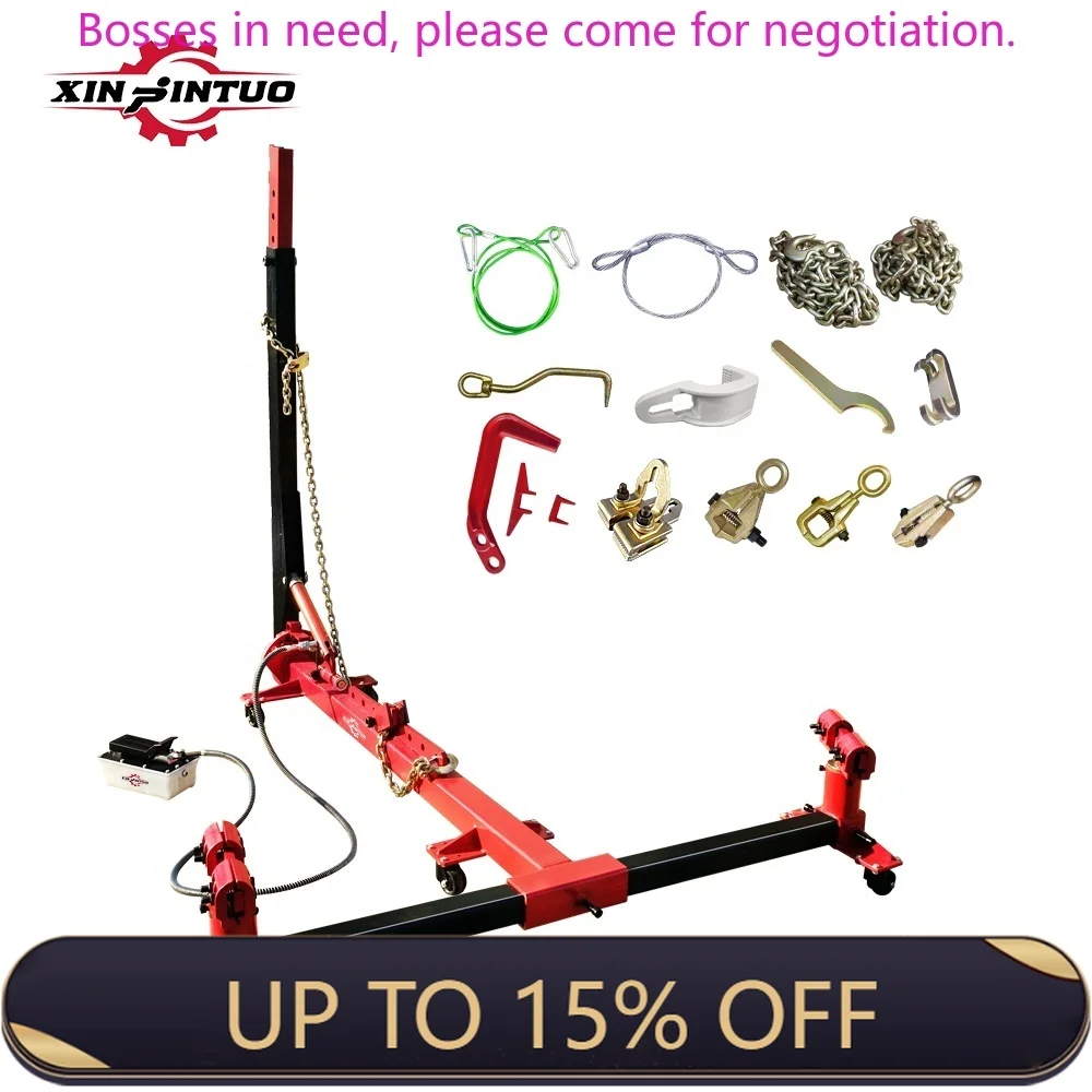 

Xinjintuo Small Garage Use Yantai CE Approved 10 TON PORTABLE CAR BODY REPAIR JIGS FRAME MACHINE