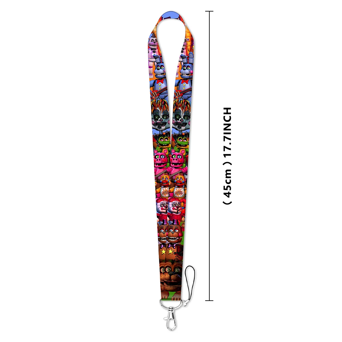 LX1298 Cartoon Game Bear Lanyard Keychain ID Credit Card Badge Holder Mobile Phone Charm Neck Straps Key Holder Accessories