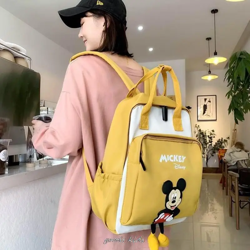 Disney Multifunction Large Capacity Nappy Diaper Backpack Minnie Mickey Mouse Baby Mother Bag Maternity Backpack