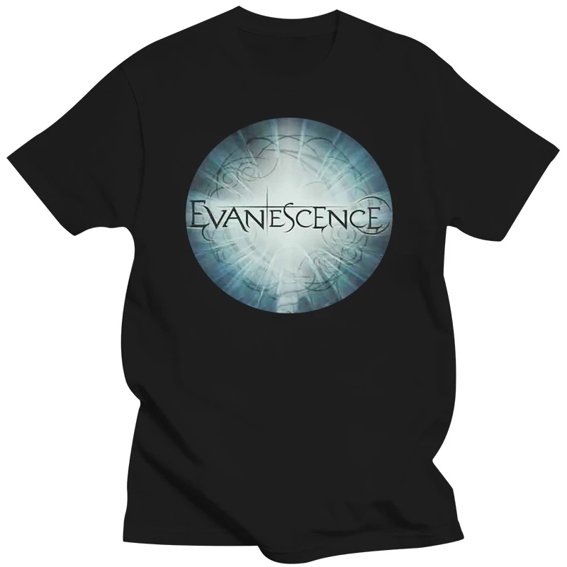 Evanescence T Shirt Shine Band Logo Mens Black