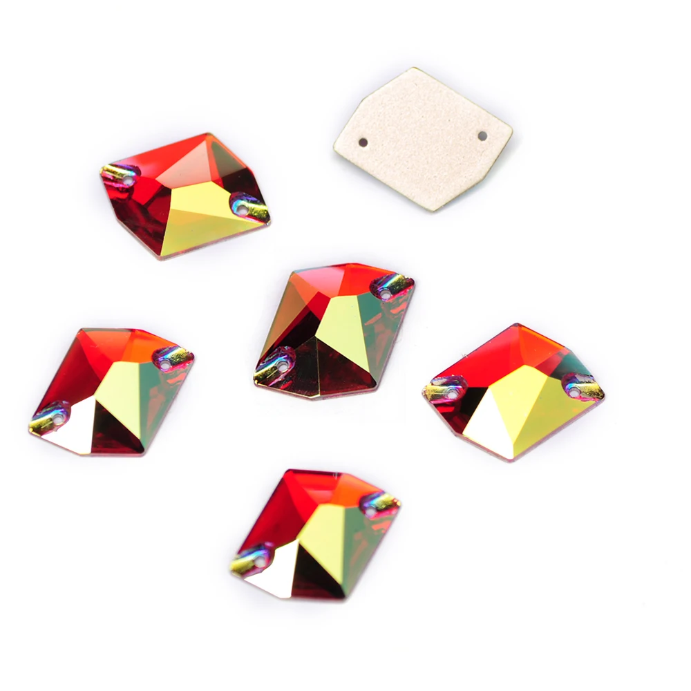 Heiß begehrte Cosmic Plating AB-Effekt Aufnähsteine, glänzende Kristalle in allen Größen für Kleidungsstücke, Hochzeitskleider und Dekorationen. – Detail 5