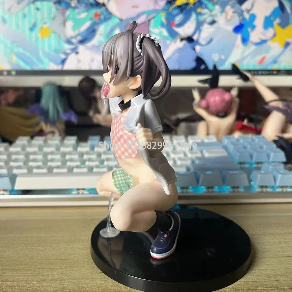 Anime japonês Hentai Figura Boneca, Rori Menina com Efeito Vazamento Ver, Adulto Coleção Modelo Toy, 13cm