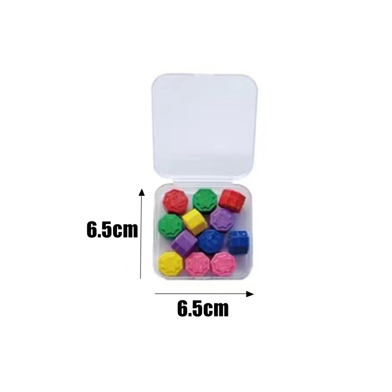 Traditional Play Game Gonggi Jack Stone Pebbles Set 12Pcs/box Finger Exercise Toy Color Random Fun Stress Relief Toys