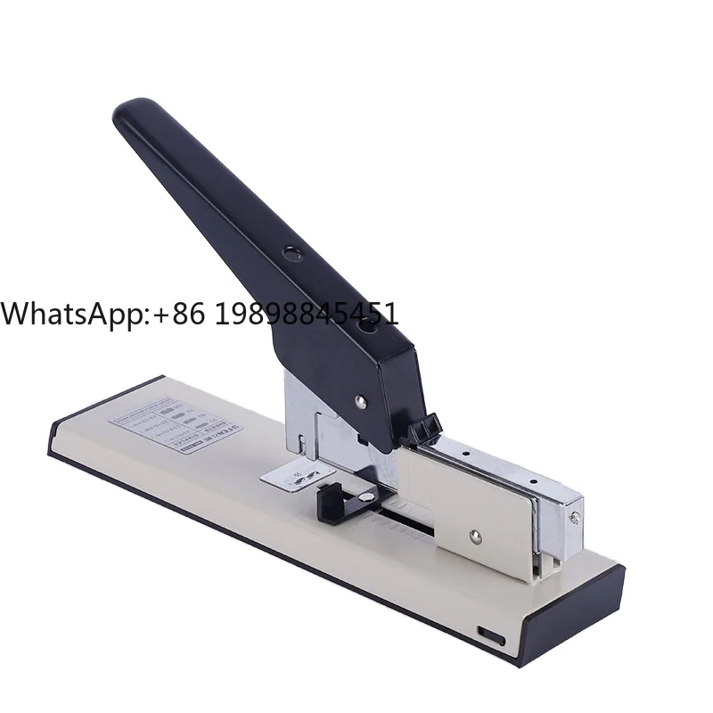

Heavy-Duty 100 Sheet Manual Office Stapler Metal Book Paper Binding Stapler Machine