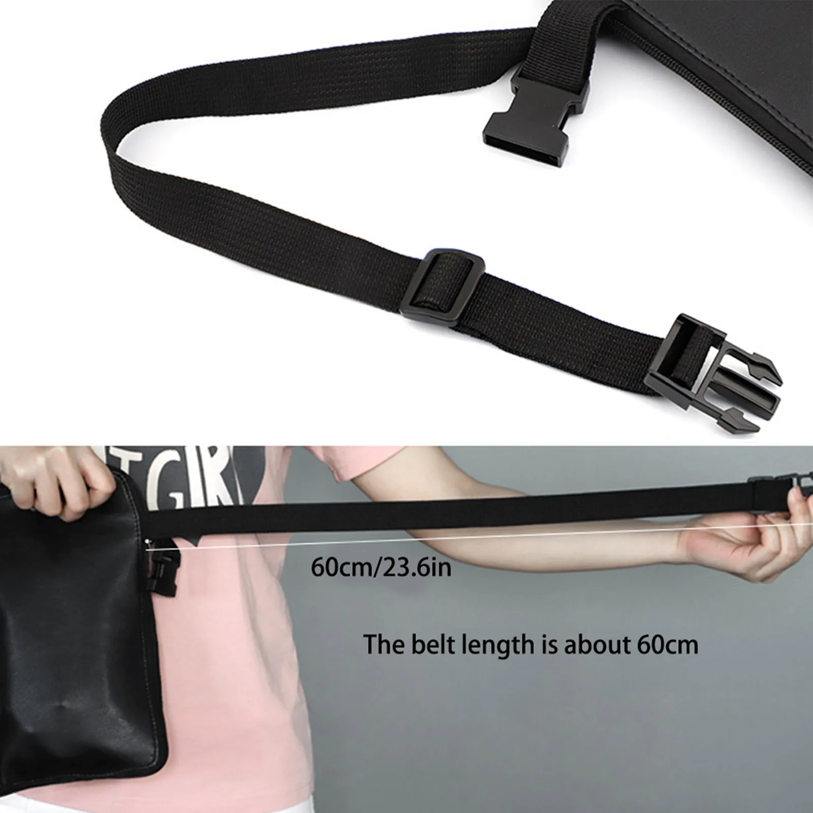 Professional Cosmetic Makeup Brush Waist Bag Multiple Pocket Makeup Brush Bag PU Leather  Makeup Brush Apron Bag Portable