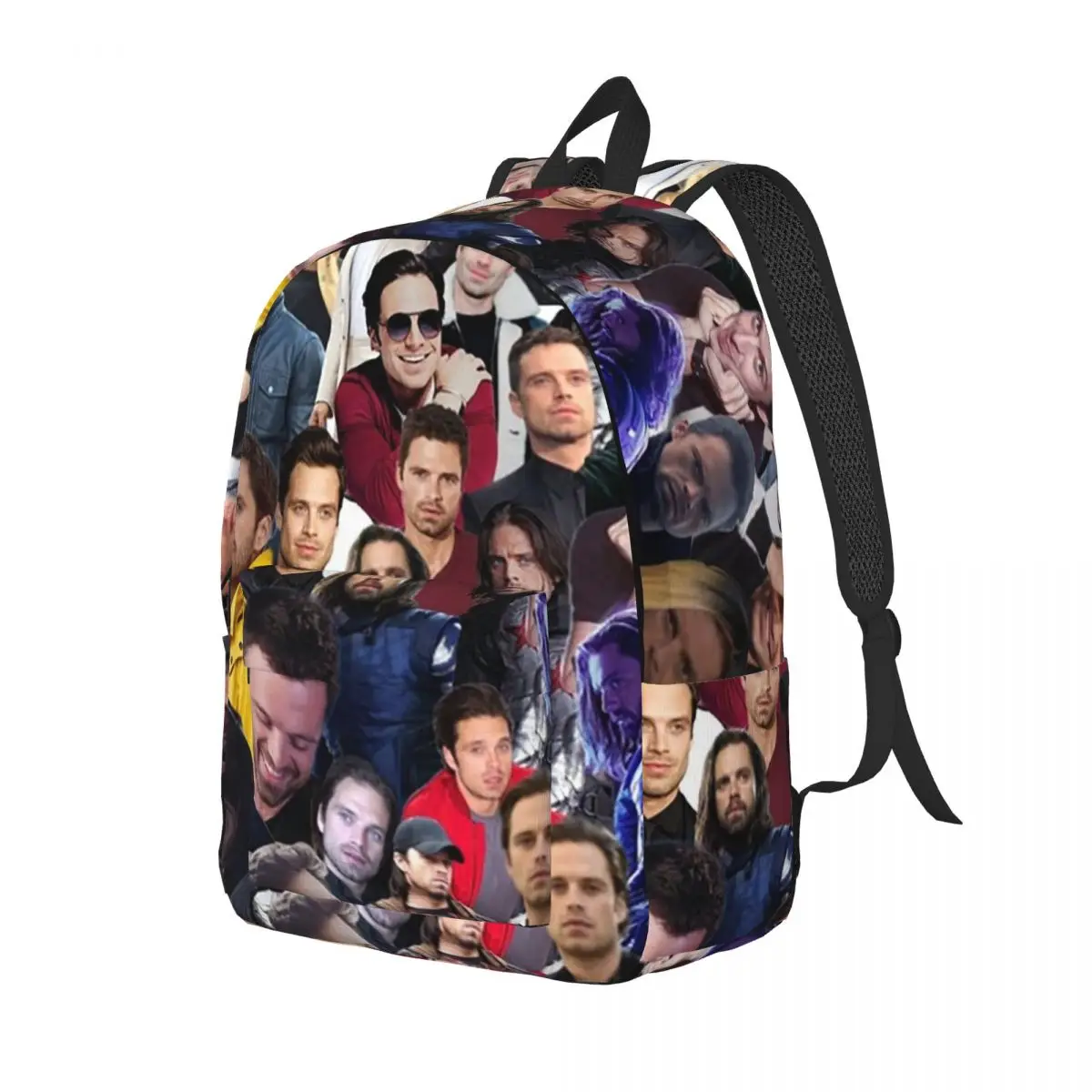 

Sebastian Stan College Backpack Daypack Large Capacity Kids BookBag School Bag Shoulder Bags for Men Women