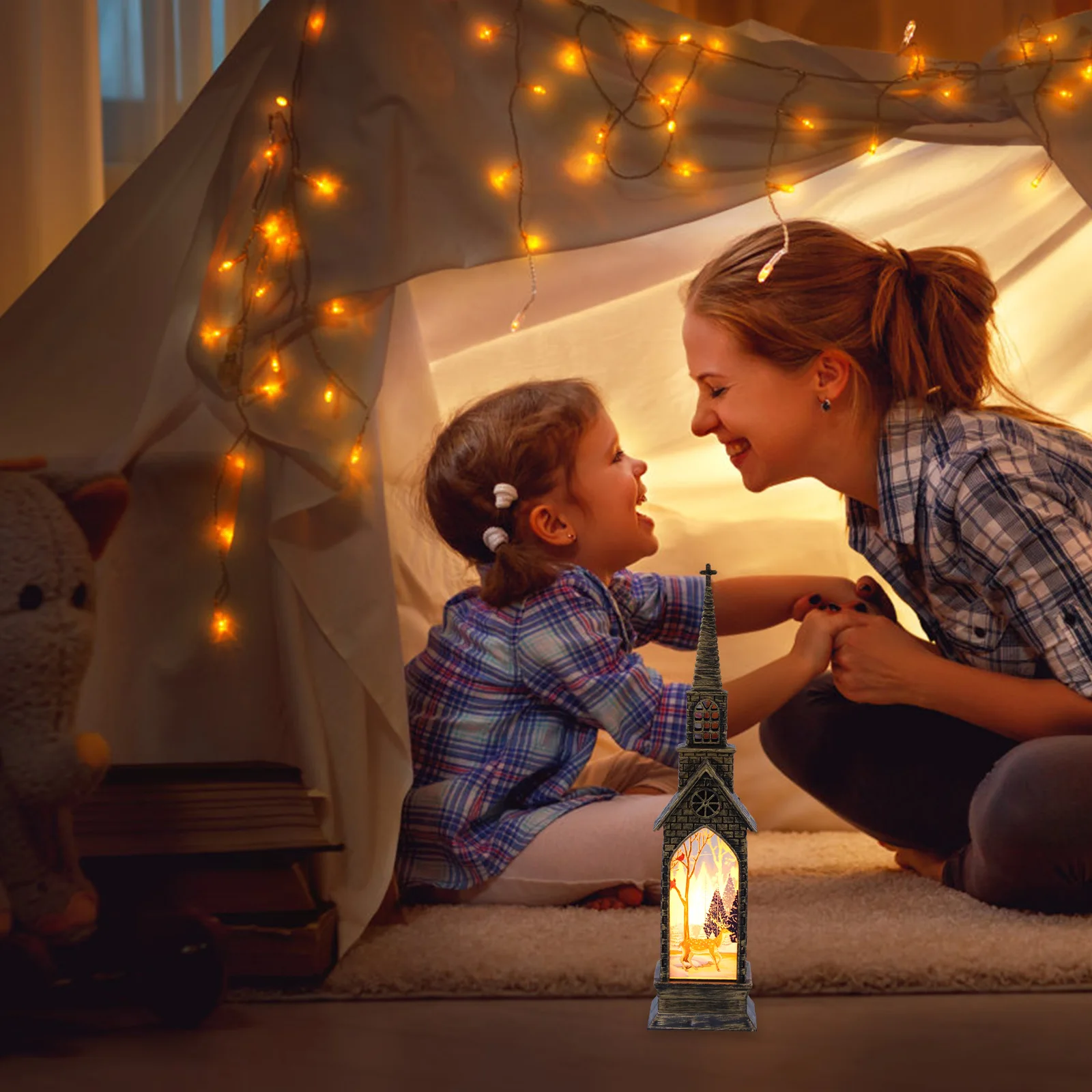 1 قطعة LED مضيئة ضوء الرياح الصغيرة عيد الميلاد سطح المكتب ديكور الجدول زخرفة الزخرفية هدية الكريسماس #1