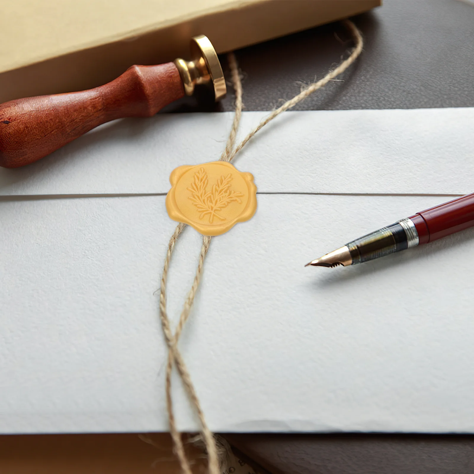 50Pcs Wax Seal Stickers Embossed Envelope Seal Labels for Wedding Invitations Greeting Cards Adhesive Lacquer Sealing Stickers