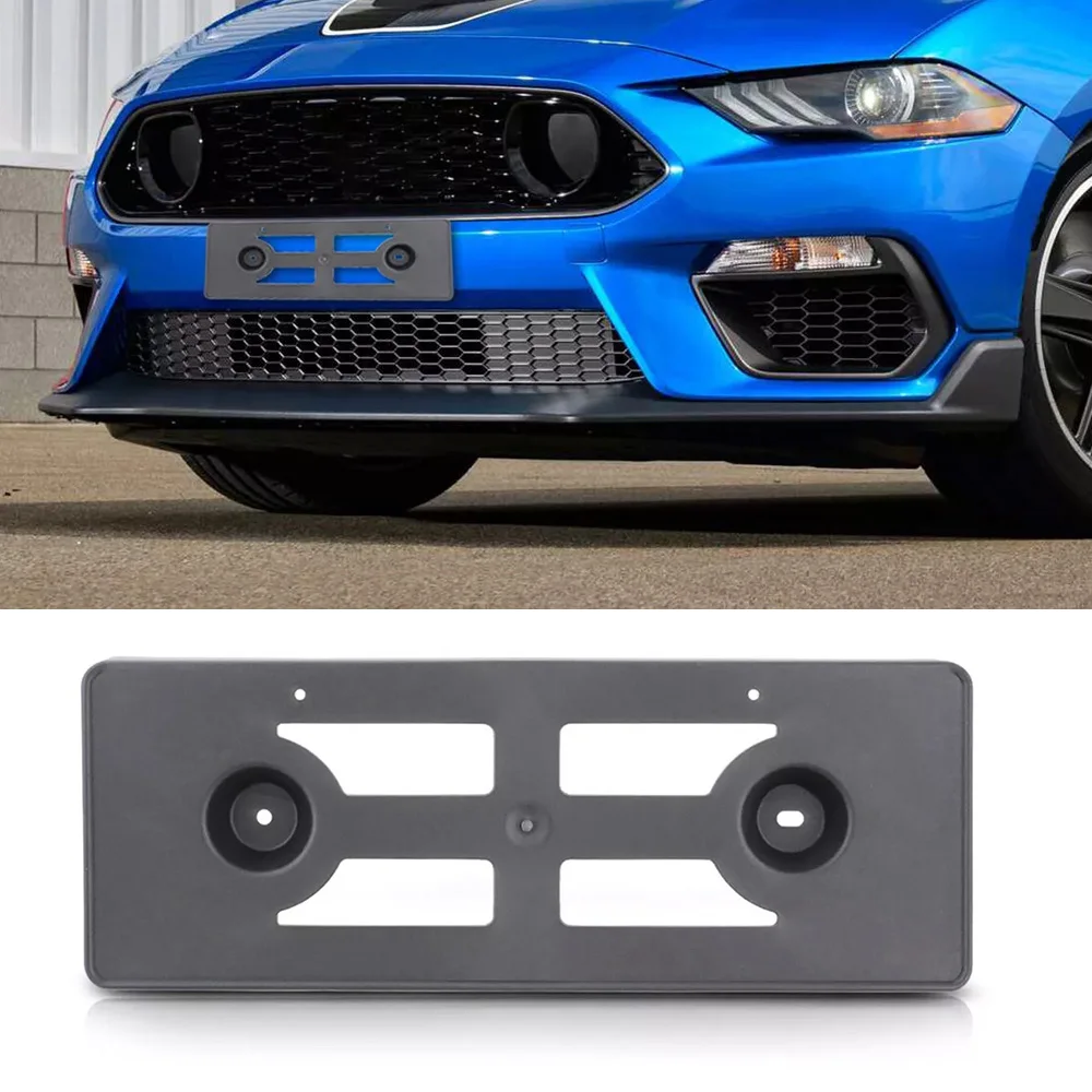 

Для Ford Mustang 18-21 15-17 передний бампер, номерной знак, монтажный кронштейн, держатель, передний номерной знак, кронштейн