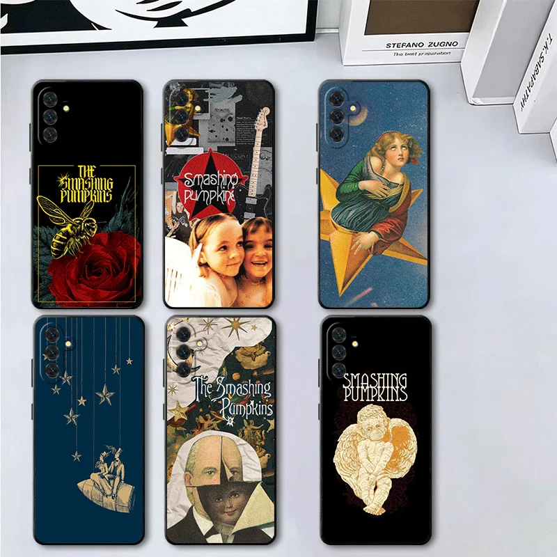 Rock The Smashing Pumpkins Soft Phone Case for Samsung A17 A37 A57 A16 A26 A36 A56 A15 A25 A35 A55 A14 A24 A34 A54 A13 A33 A53 B