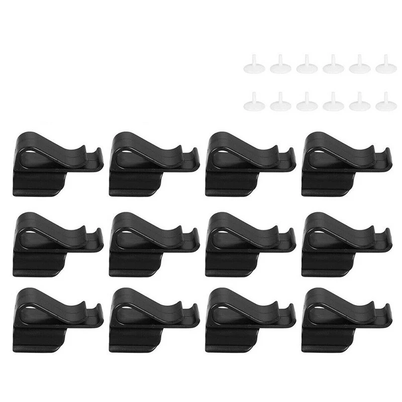 12PCS Golf Putter Holder Golf Bag Clip Fixed Golf Clubs Buckle Ball Training Aids Outdoor Sports Game Accessories Swing Trainer