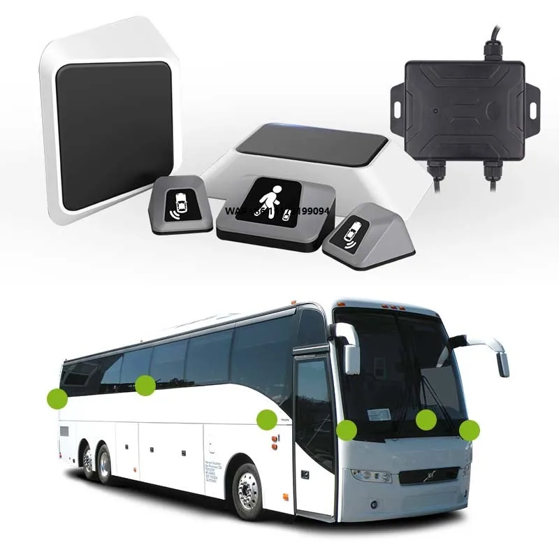EU R151 New Technology 77GHZ Millimeter Wave Radar Security System Waterproof Backup  and  for Bus