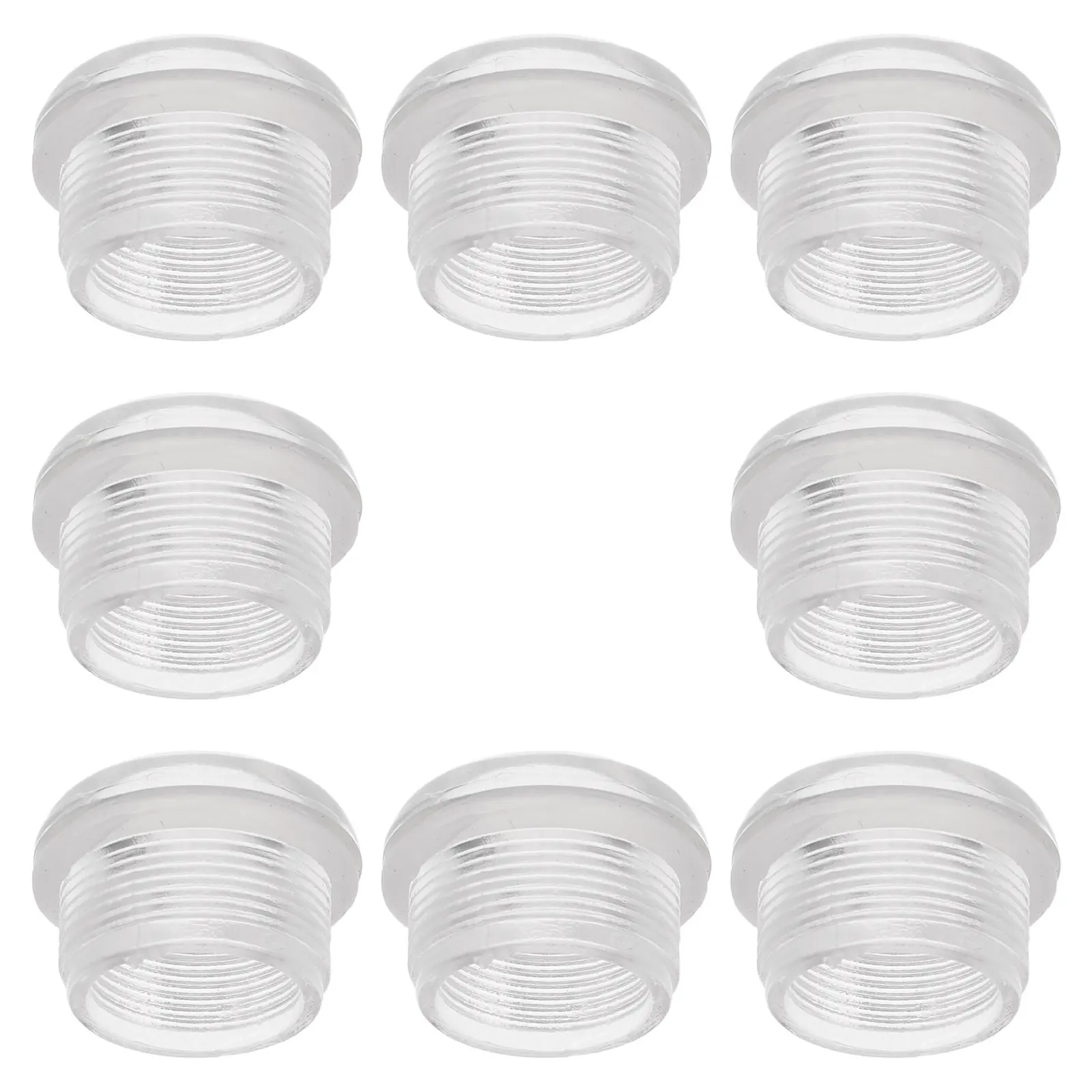 

8 шт. прозрачных пластиковых чехлов для дозаторов мыла, сменные прозрачные крышки для ручных дозаторов жидкого мыла для ванной и кухни