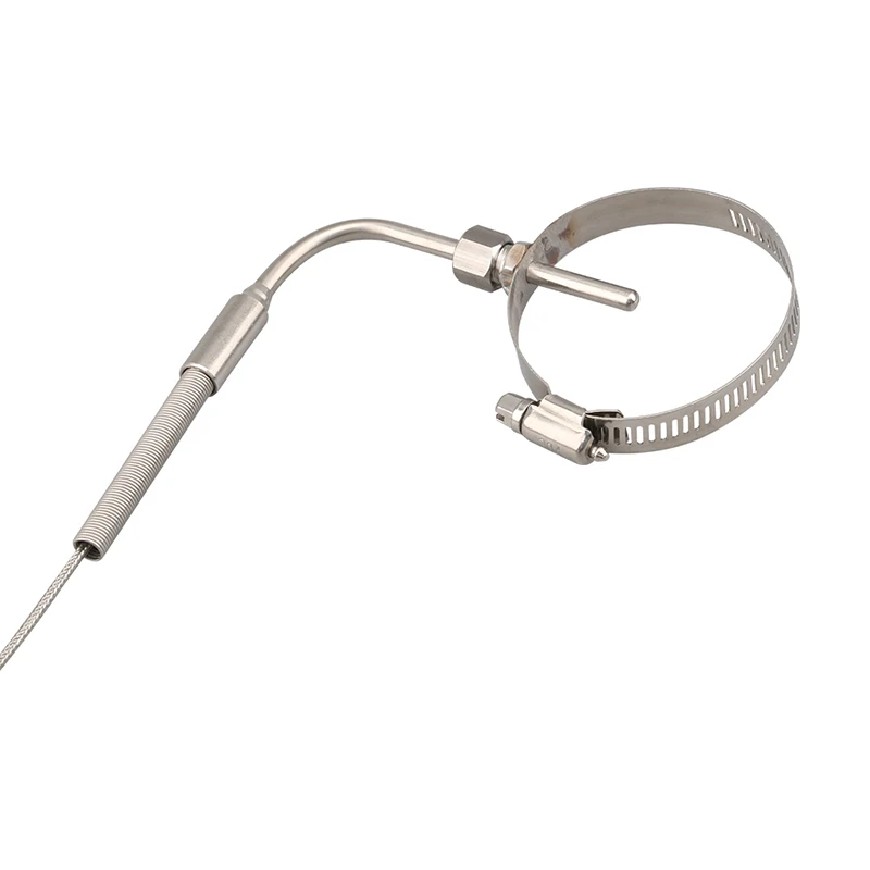 Ring Type Scalable Adjustable Hole Circle Hoop Clamp High 1250°C K Temperature Sensor 304 Stainless Steel Probe Thermocouple