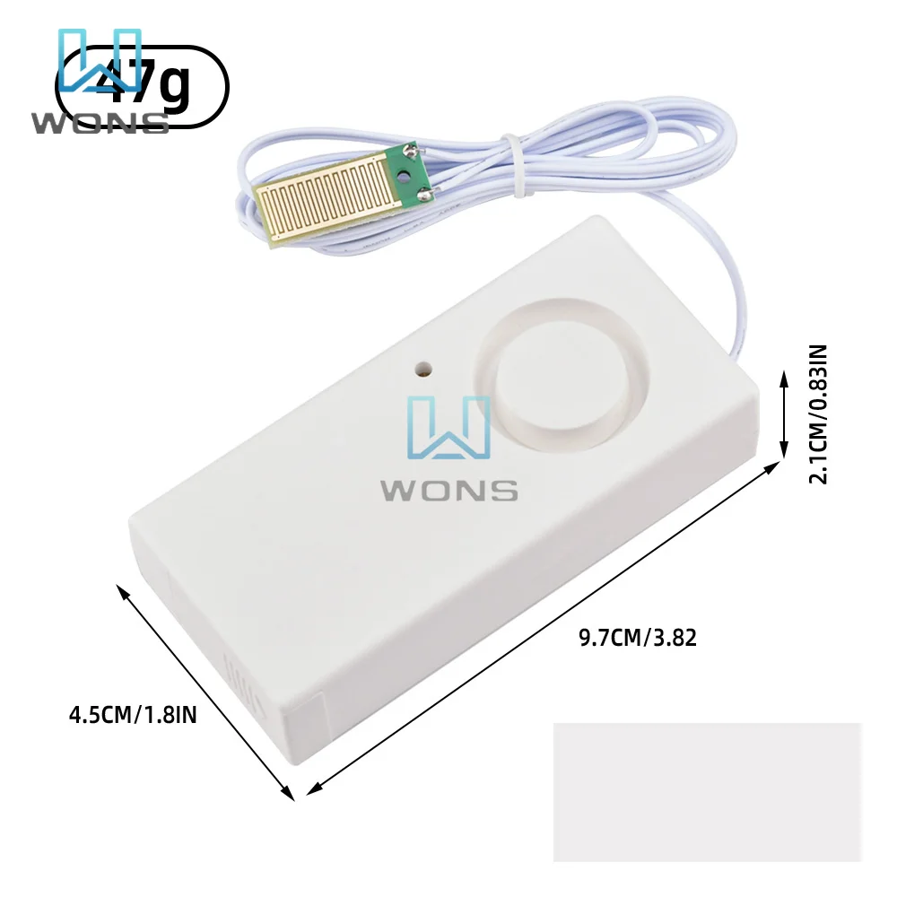 Füllstandsensor, Wassersensor, Wasserstandalarm, Vollwasseralarm, Küchen-Überschwemmungsalarm, Solar-Wasserleckage-Regenalarm – Detail 12