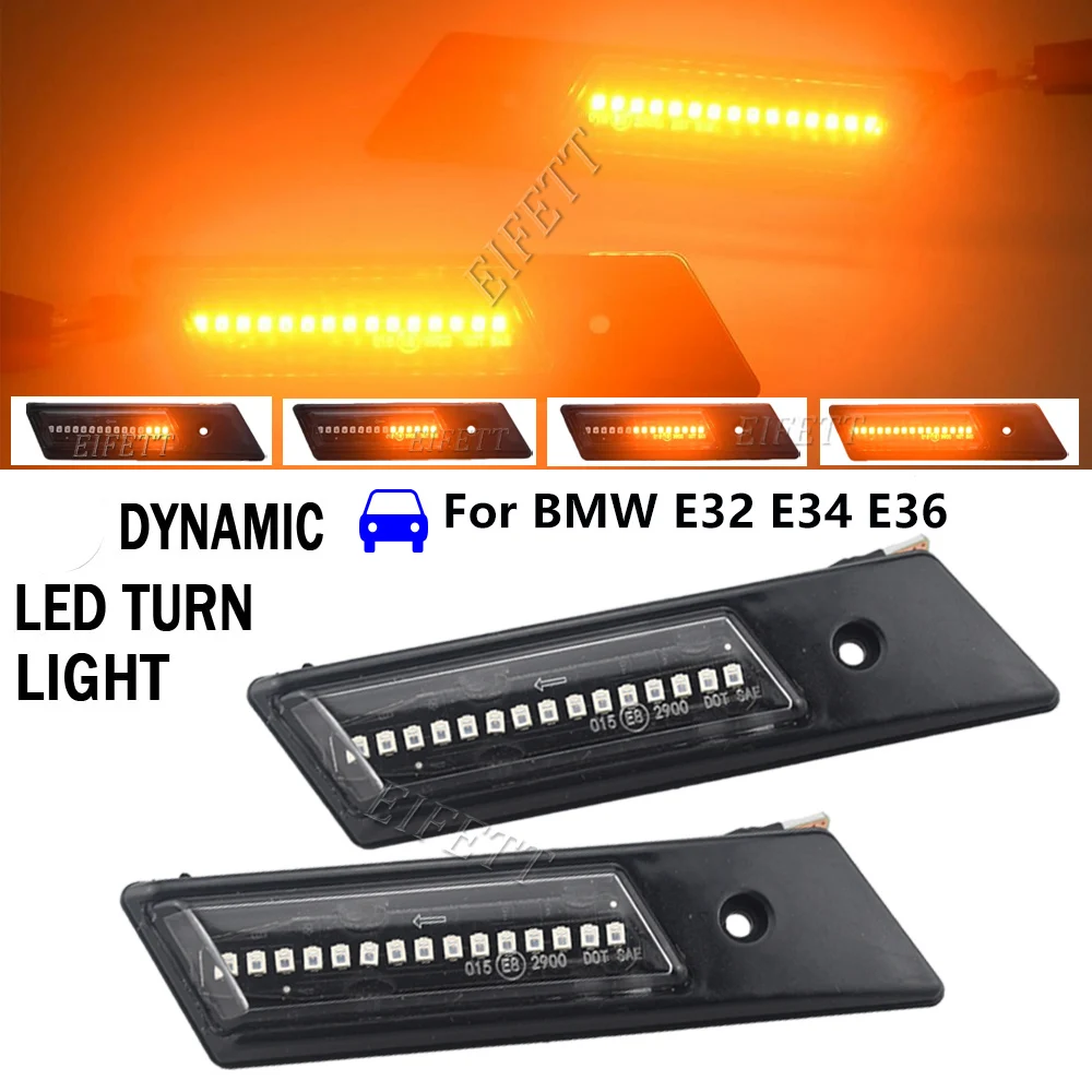 車 LED 点滅シーケンシャルダイナミックターンシグナルサイドマーカー