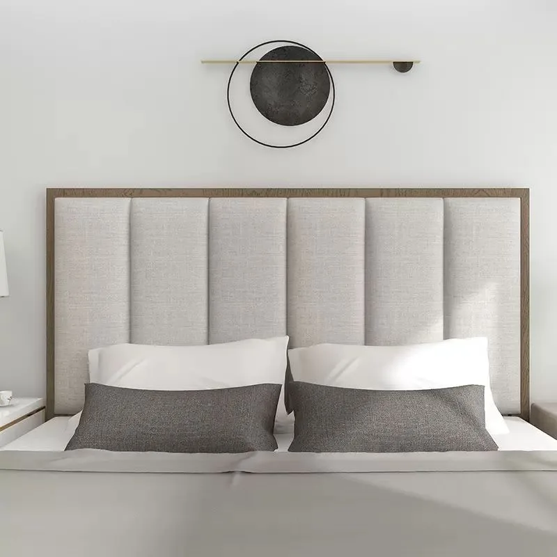 3D Anti-Collision Wall Padding for KidS Peel and Stick Headboard Self-Adhesive Panels for Bedroom Living Room Upholstered Wall