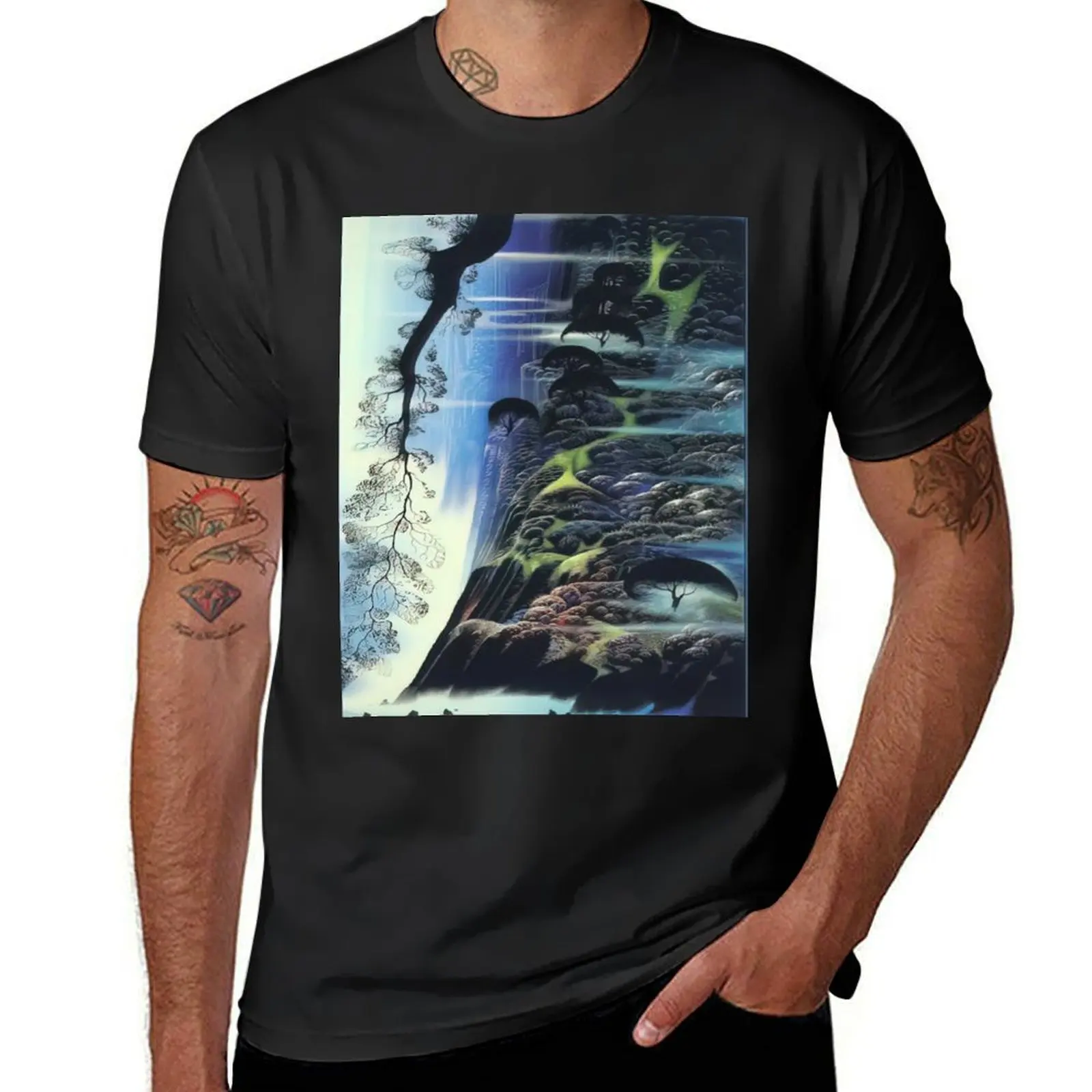 Eyvind Earle T-Shirt korean fashion customs design your own sports fans black t-shirts for men