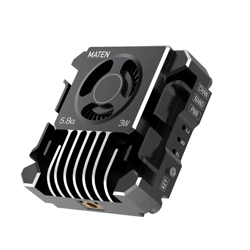 AP1RUSH TANK MAX SOLO 5.8GHz 2.5W 2500mW High Power 48CH VTX Video Transmitter With CNC Shell For RC FPV Long Range Fixed-wing D