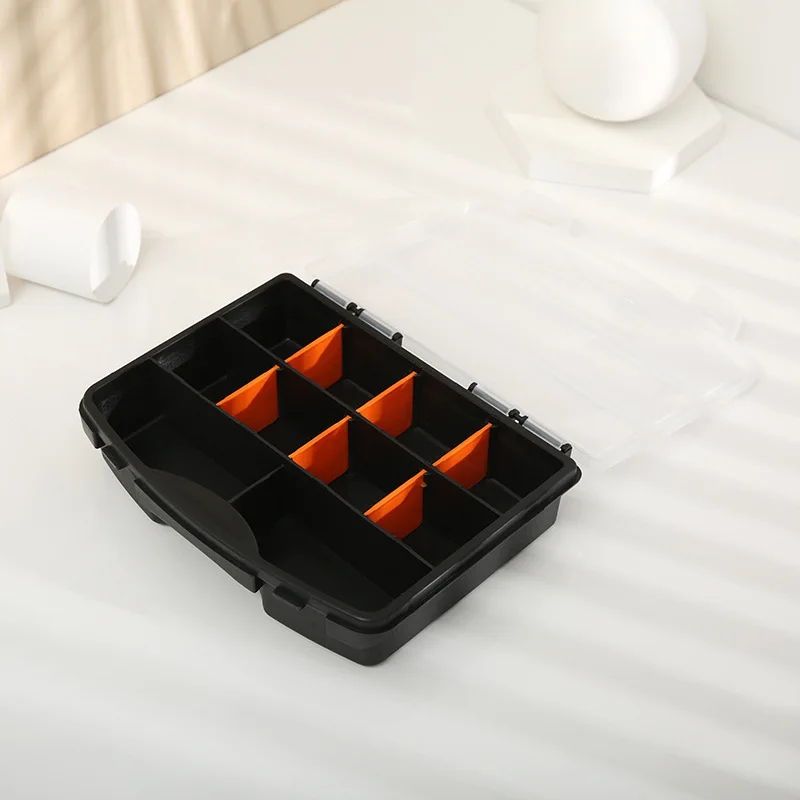 19x15x4cm Parts Tool Storage Box Portable Portable Multi-grid Combined Screw Small Object Storage Can Be Waterproof Organizer