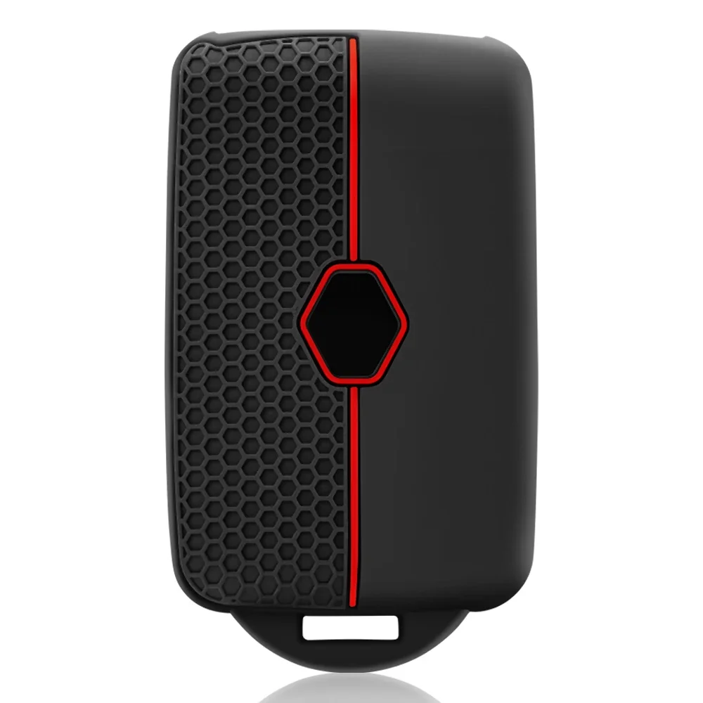 غطاء حافظة مفاتيح السيارة من السيليكون لسيارة داسيا داستر لوجان 3 ركض سانديرو لرينو كليو 5 ميجان 4 زوي كادجار كابتور أركانا كوليوس #4