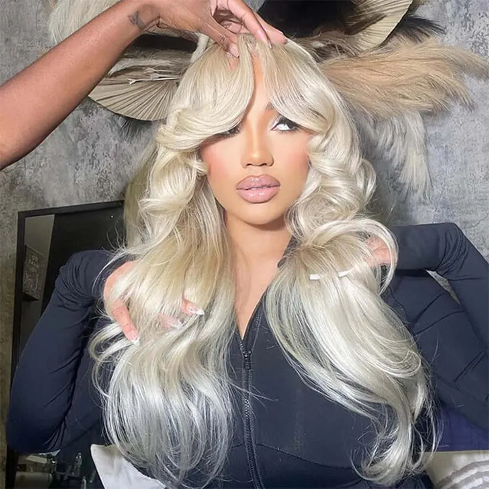 

30 40 Inch 613 Honey Blonde Body Wave 200 Density 13x6 HD Lace Front Human Hair Wigs 13x4 HD Lace Frontal Wig For Black Women