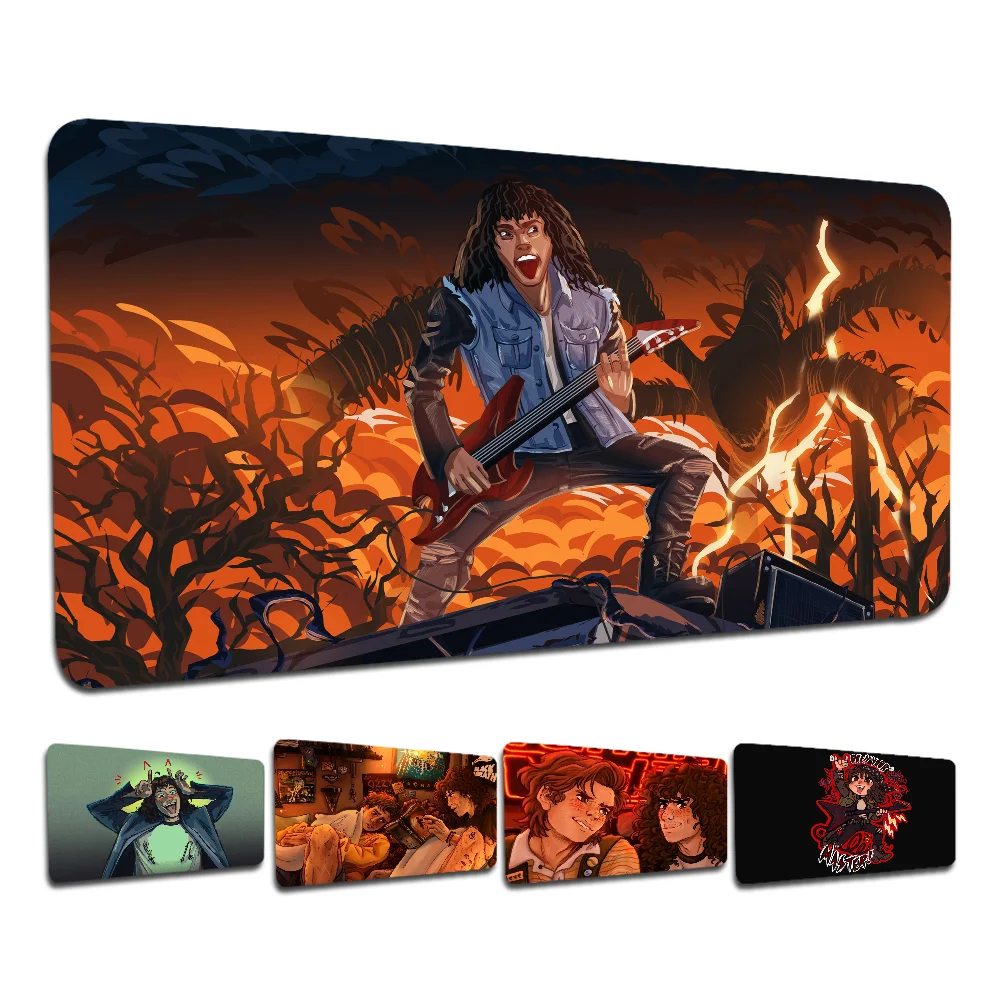 Stranger Things Eddie Munson Large XXL Gaming Laptop Computer Desk Mat Mouse Pad Mouse Mat Notbook Mousepad Gamer