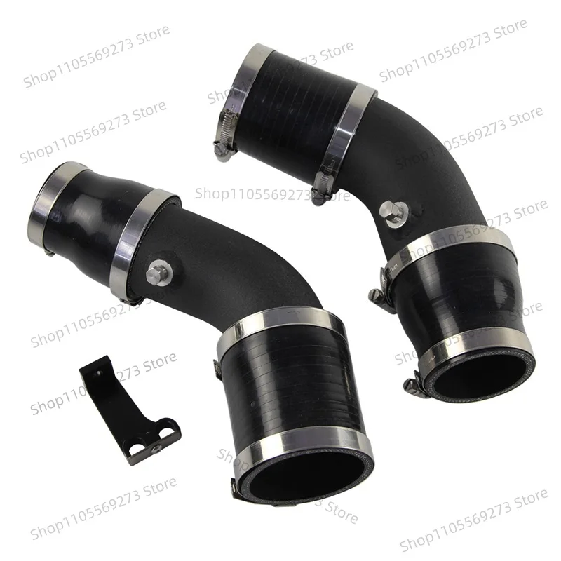 Aluminum Turbo Intake Cooling Pipe Hose Kit For BMW M5 M6 F10 F06 F12 F13 S63 V8 4.4L 2013-2018