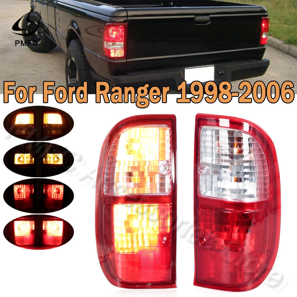 PMFC Tail Light Fog Lamp Accessories Rear Reverse Signal Brake Lamp For Ford Ranger 1998 1999 2000 2001 2002 2003 2004 2005 2006