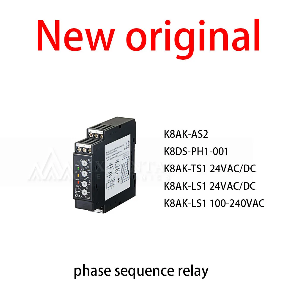 1Pcs/Lot New original K8AK-AS2 K8DS-PH1-001 K8AK-TS1 24VAC/DC K8AK-LS1 24VAC/DC K8AK-LS1 100-240VAC phase sequence relay