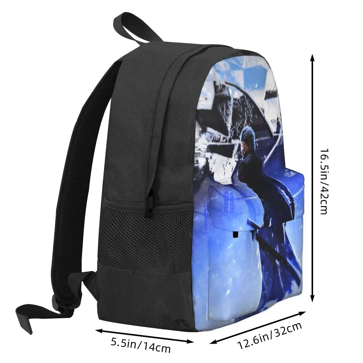 Vergil From The Devil May Cry Seri Backpack Hot Sale Daypack Large Capacity Children BookBag School Bag