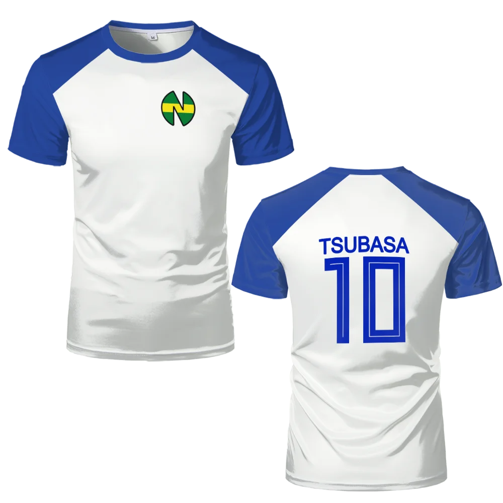 ATOM School Nansheng Olive And Benji Kits Soccer Jersey Animation Captain Men T-shirt High Quality Casual Sports Kids/Adult Tops