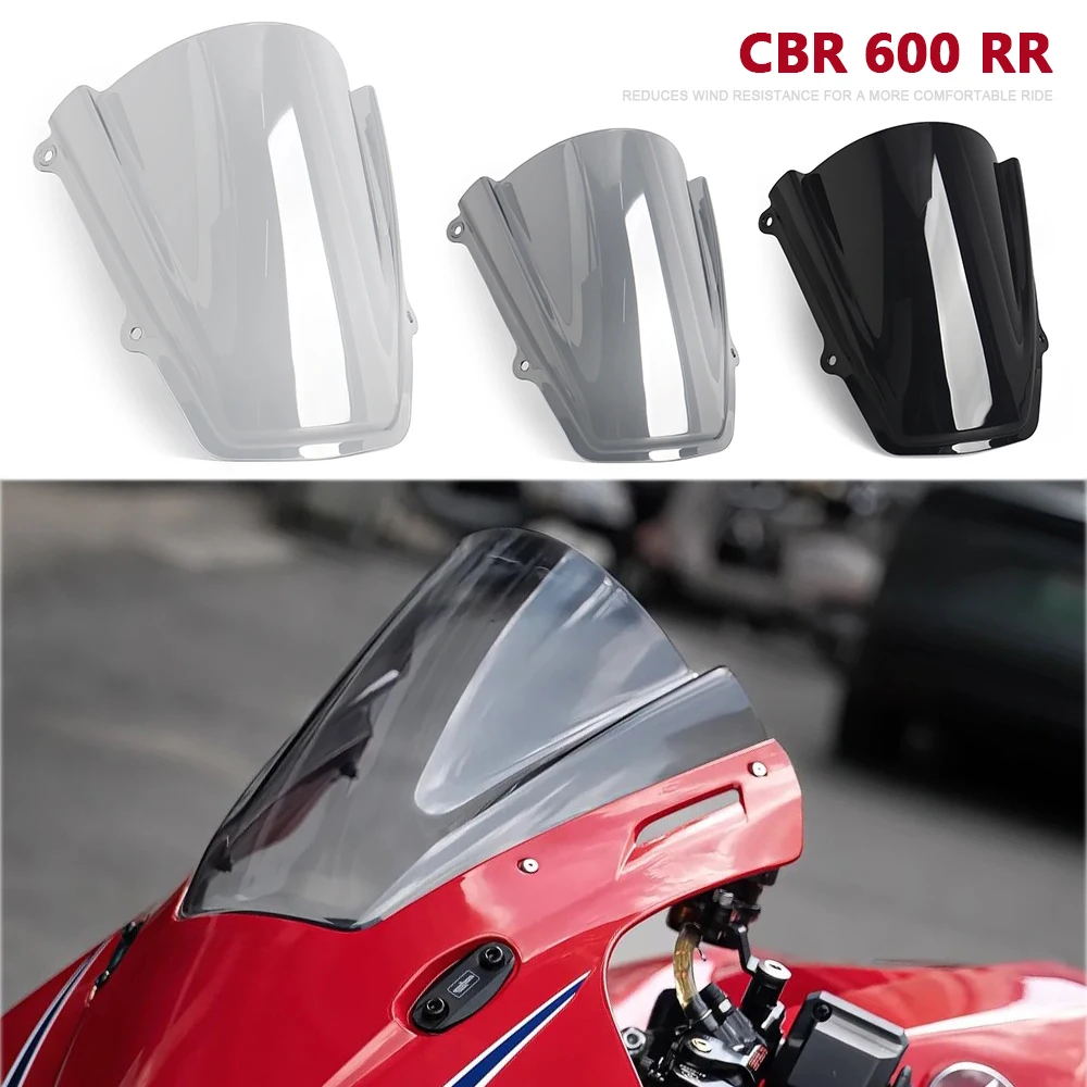 

New Racing Windscreen Windshield For Honda CBR600RR CBR 600RR CBR600 RR 2021-2025 Motorcycle Acrylic Wind Screen Front Fairing