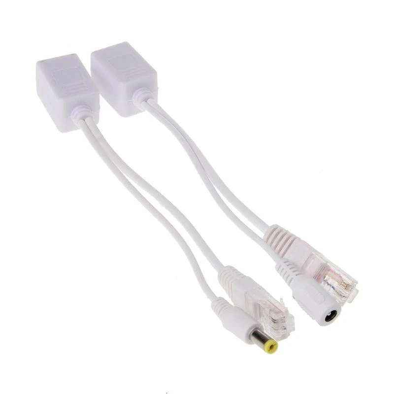 62ka RJ45 Injector Poe Splitter Adapter Cable Passief vermogen over Ethernet 12-48V