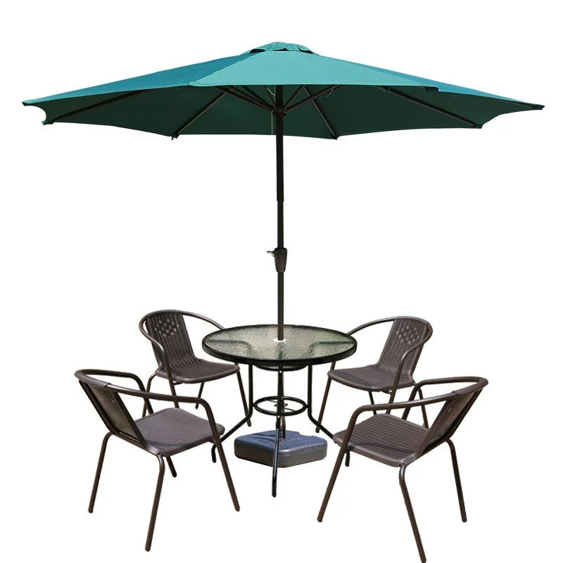 Hot Sale Simple Restaurants Outdoor Table And Chair leisure rattan outdoor furniture