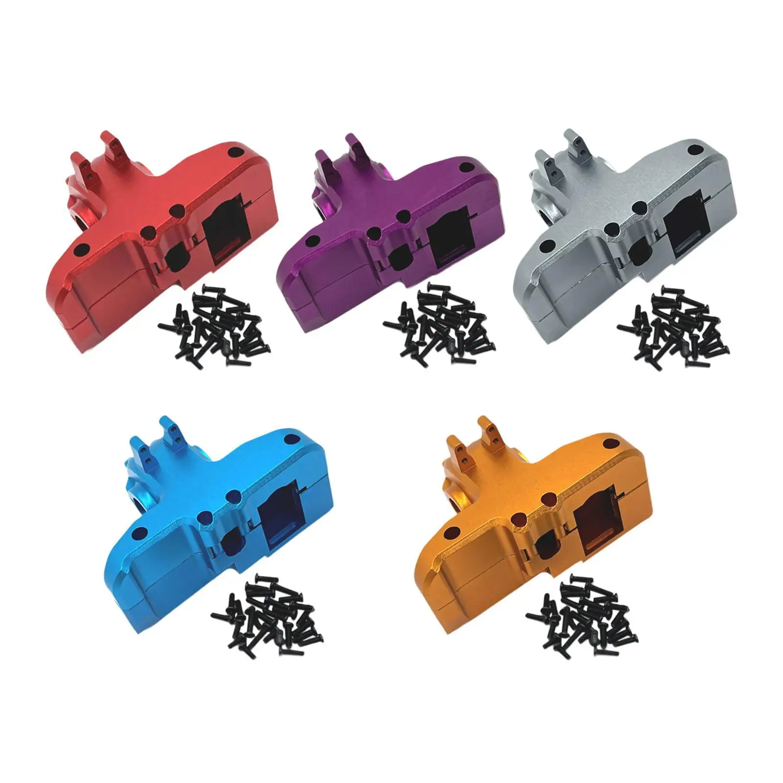 1/14 RC Car Rear Gearbox Cover,Aluminum Alloy Easy to Install Modification Replace Parts,Sturdy for 14210 14209 DIY Accs Car