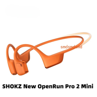 SHOKZ New OpenRun Pro 2 Mini - Open-Ear, Bone Conduction Sport Headphones - Sweat Resistant, Workout Headphones with 30ft S821