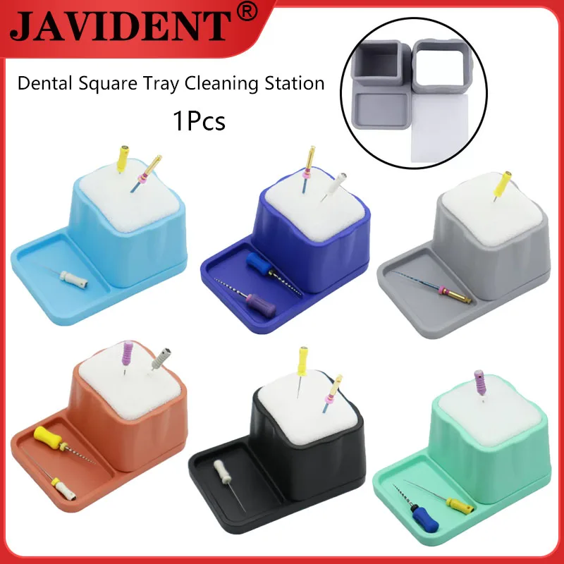 

Станция для чистки файлов корневых каналов зубов Сменная коробка для хранения губок Термостойкие файлы корневых каналов с основанием Стоматологический материал