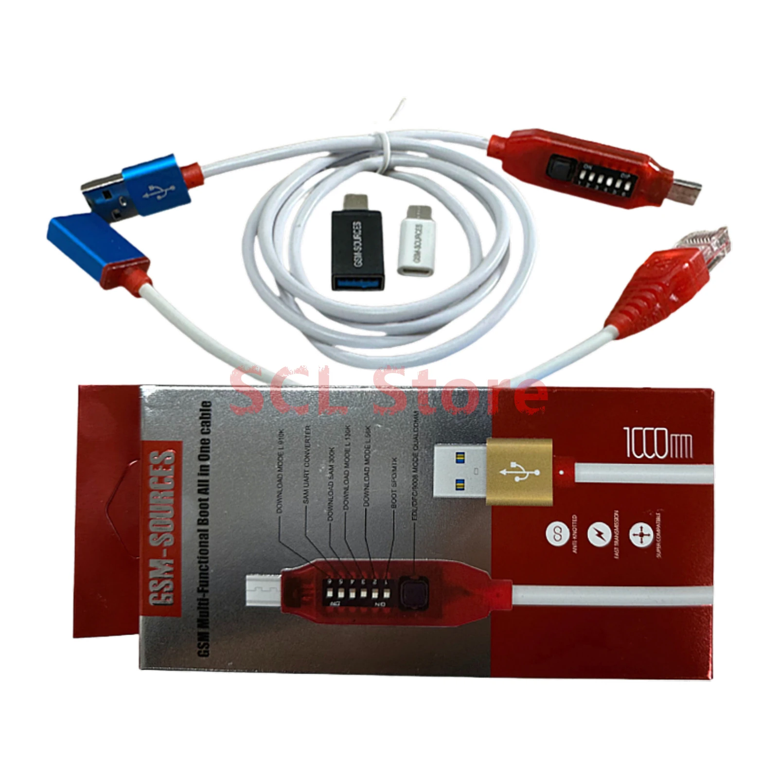 All Boot Cable (EASY SWITCHING) Micro USB RJ45 All in One Multifunction Boot Cable edl cable Umf Cable