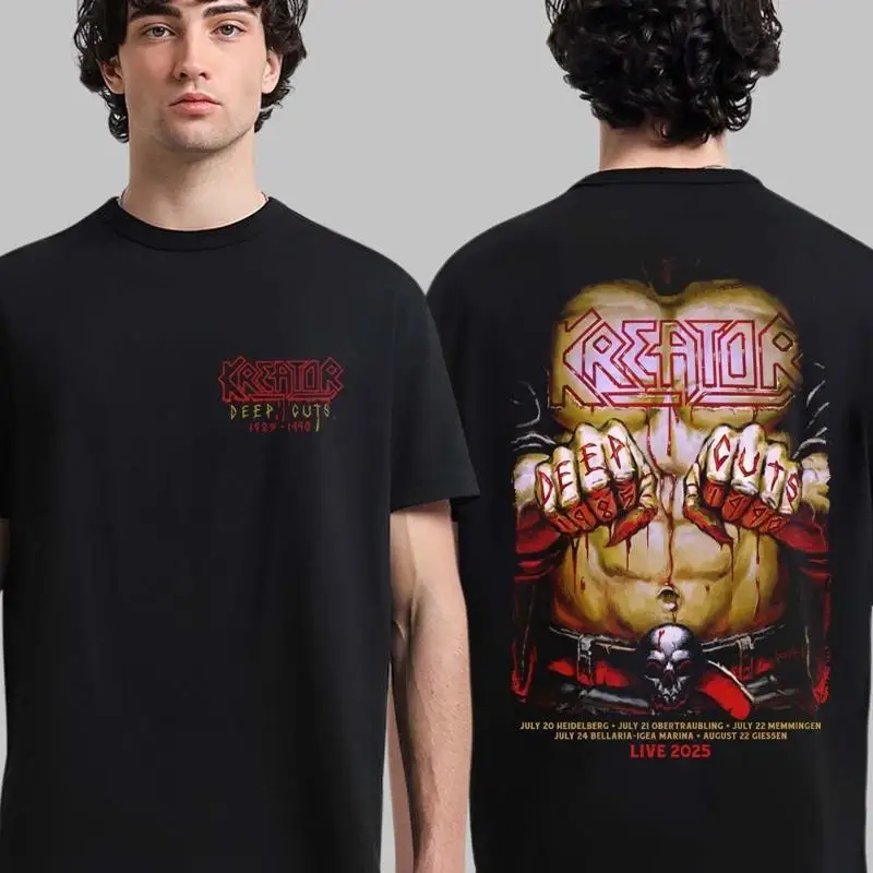 تي شيرت Kreator Demonic Summer Tour 2025 Merch Forty Years #1
