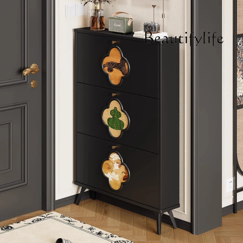 

White Beautiful Shoe Cabinet Vertical Design Wood Entrance Shoe Cabinet Entrance Hallway Muebles Para Hogar Hotel Furniture