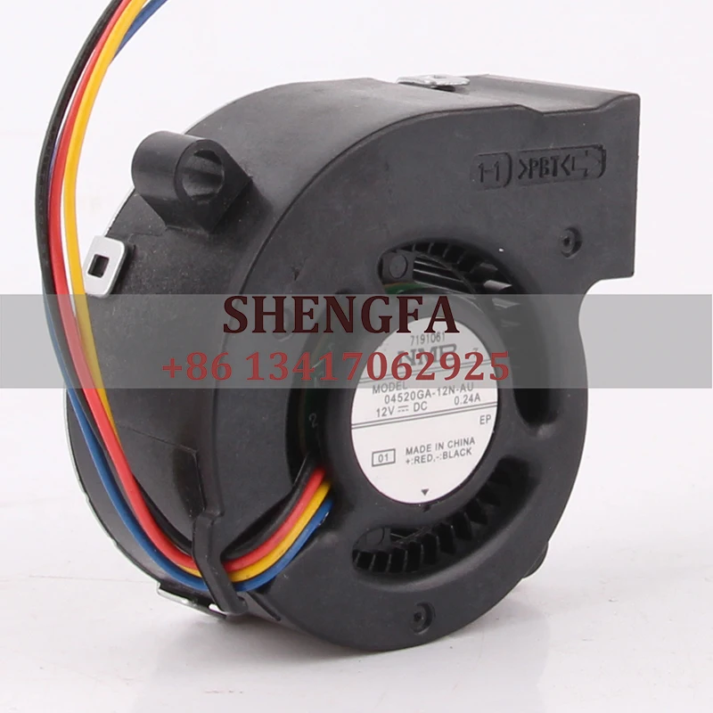 

NMB-MAT7 Case Fan Dual Ball Bearing 04520GA-12N-AU 12V 0.24A Diameter 45mm Blower Cooling Fan