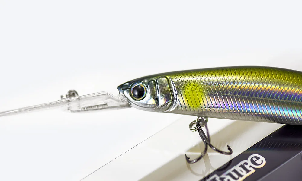 COUNTBASS Langsam schwimmender Wobbler 115 mm 4-1/2 Zoll 20 g 3/4 oz. Dive 4m 13ft Minnow Jerk Your Baits Angelköder – Detail 7