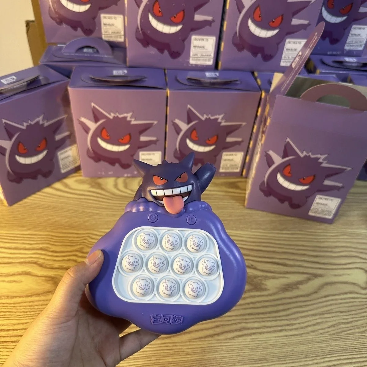 Nuovo Anime Pokemon Anime Figure Gengar macchina da gioco modello in Pvc Console per videogiochi giocattoli per le vacanze per bambini regalo Anime