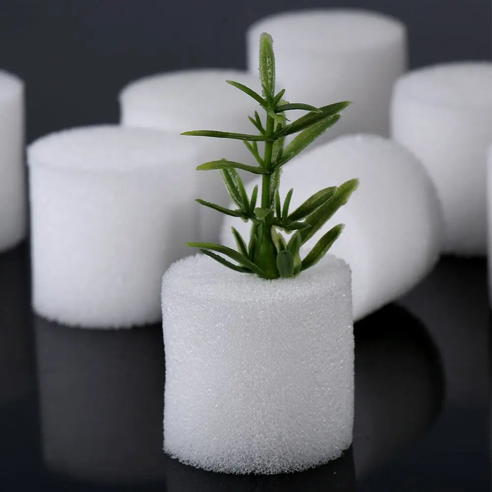 10/50pcs Durable Garden Supplies Aquarium Planting Nursery Sponge Flower Pots Seed Trays Soilless Hydroponic