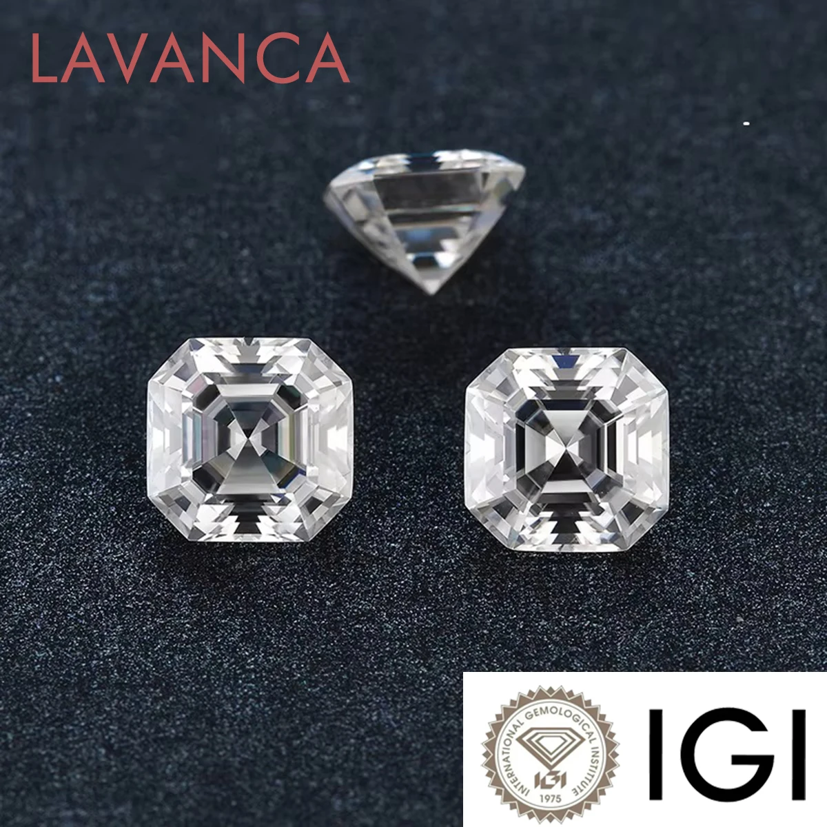 

CVD/HPHT Asscher Cut Lab Created Diamonds Square Emerald Shape Lab Grown Diamond DEF VVS/VS Real Diamond With IGI Certificate